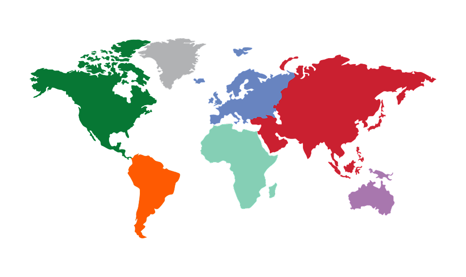 DAX Global Distribution Map
